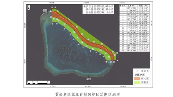 配资股票投资 黄岩岛国家级自然保护区面积、范围和功能分区确定